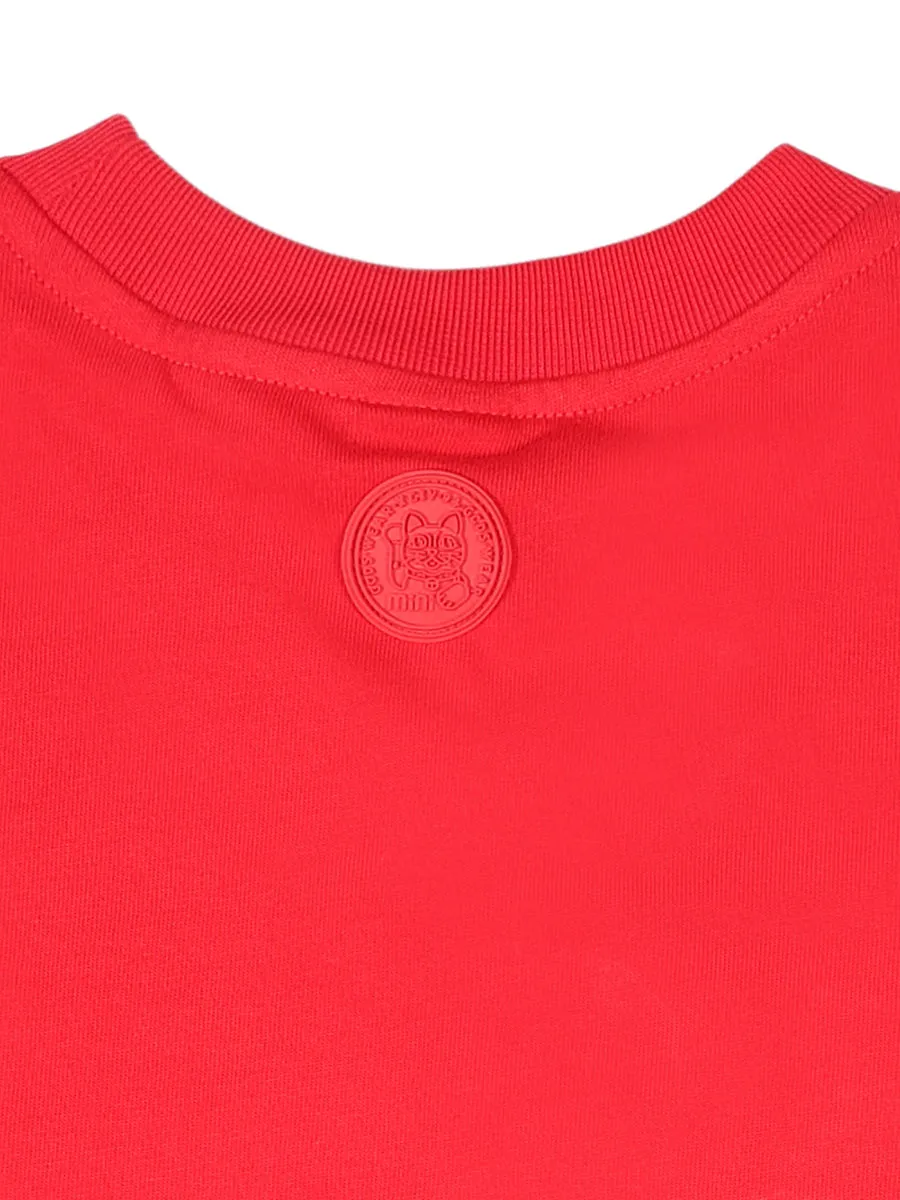 GCDS Kids Logo Embroidered T-Shirt