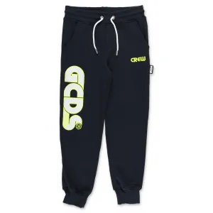 GCDS Kids Logo Embroidered Track Pants