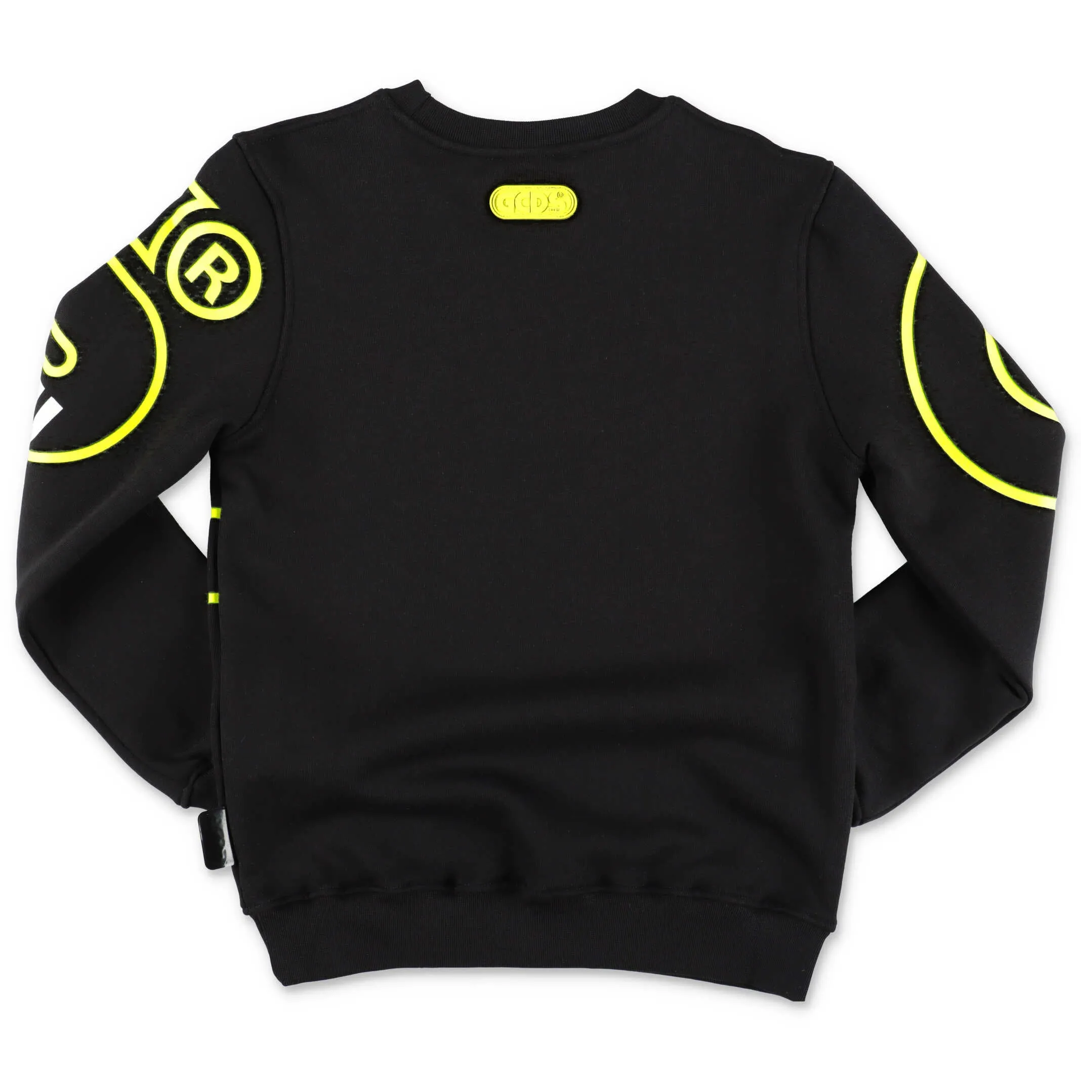 GCDS Kids Logo Print Crewneck Sweatshirt
