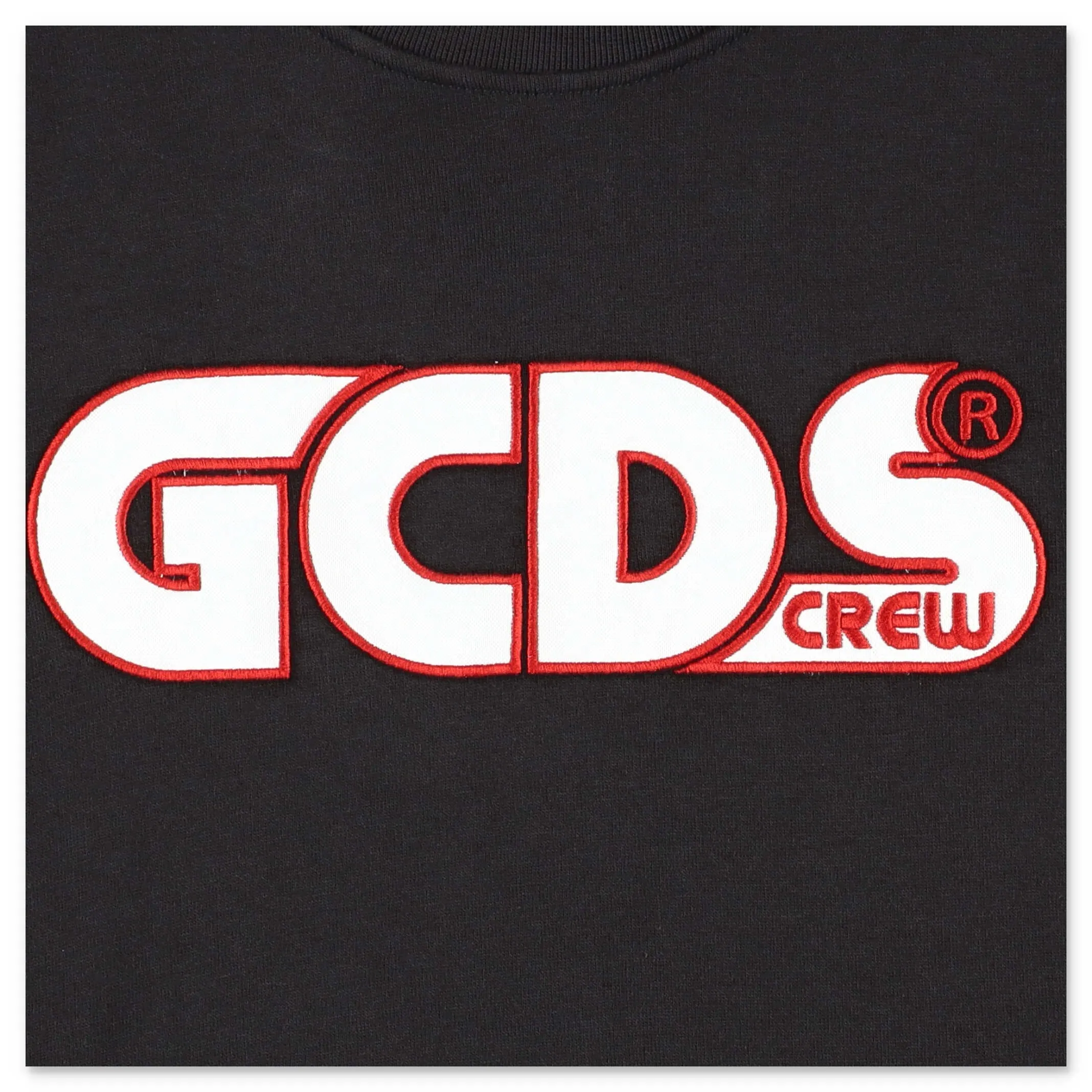 GCDS Kids Logo Print Crewneck Sweatshirt