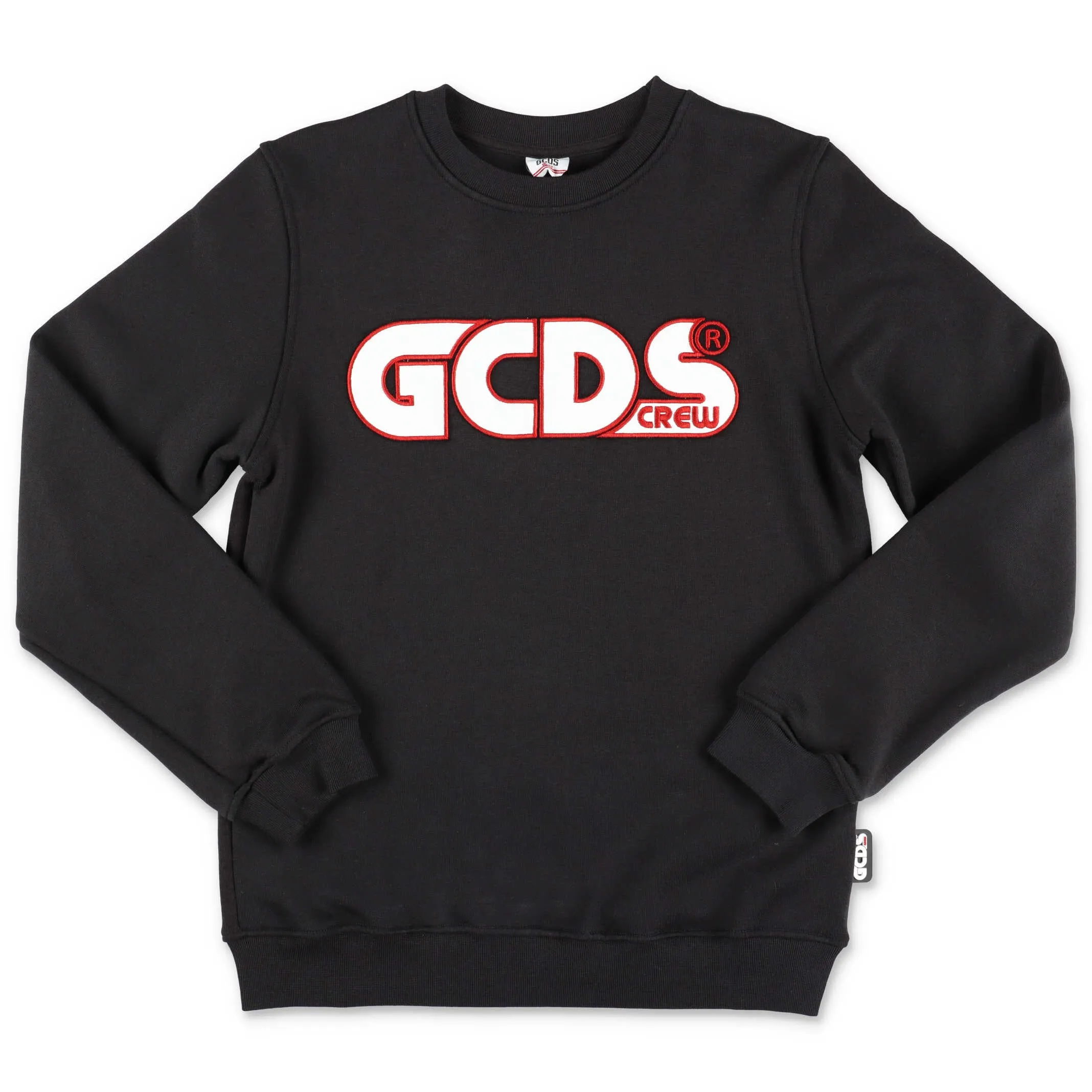 GCDS Kids Logo Print Crewneck Sweatshirt