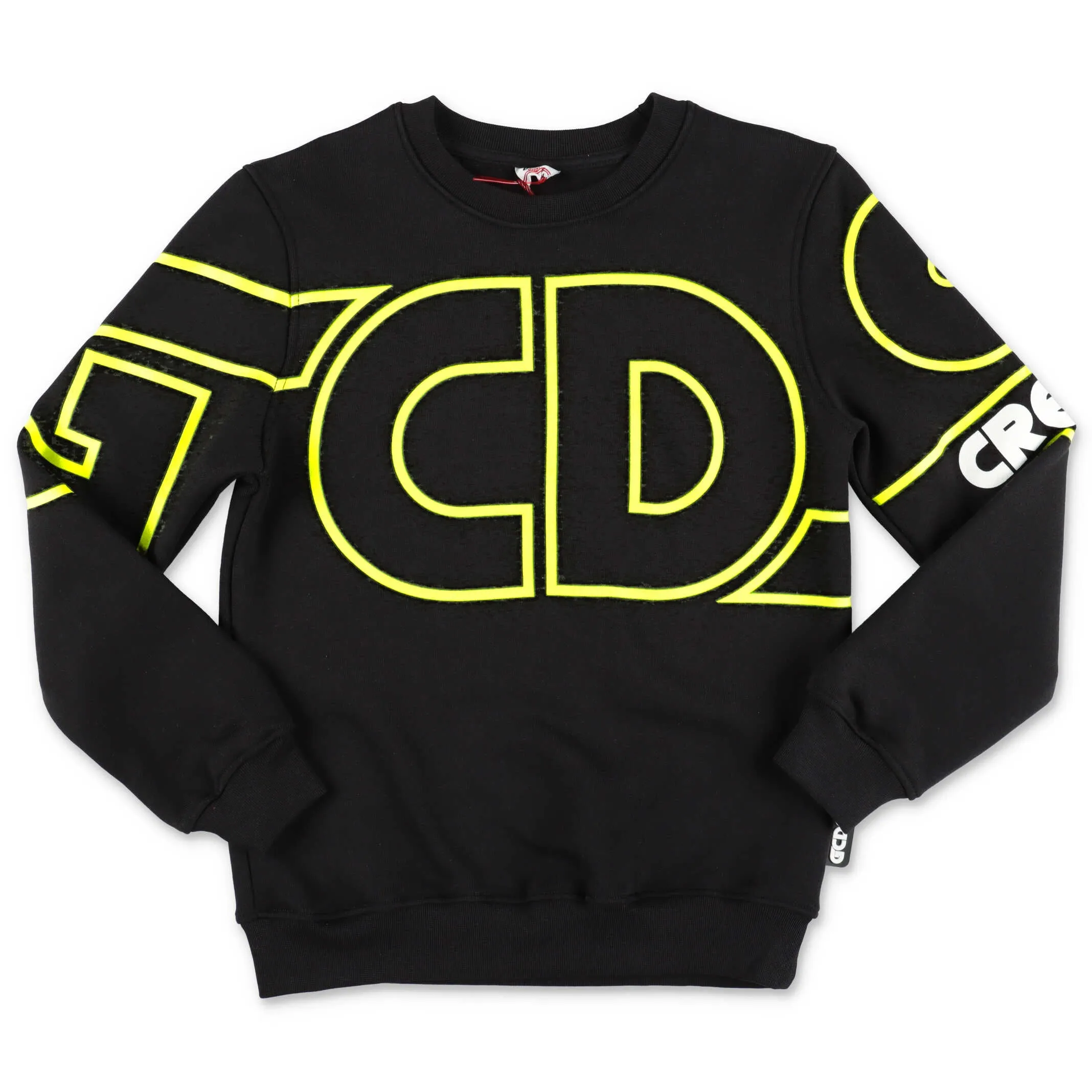 GCDS Kids Logo Print Crewneck Sweatshirt