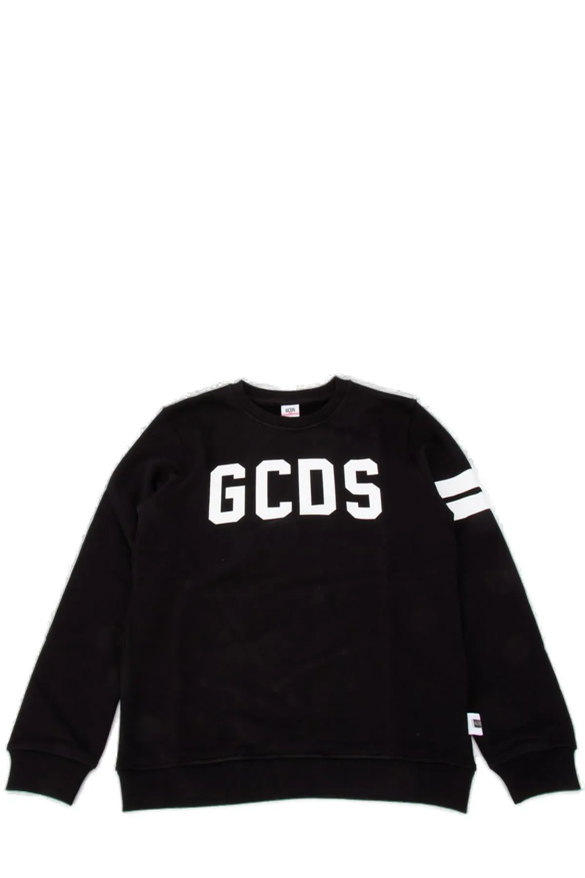 GCDS Kids Logo Print Crewneck Sweatshirt