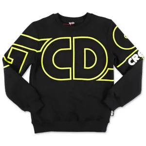 GCDS Kids Logo Print Crewneck Sweatshirt