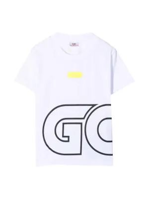 GCDS Kids Logo Print Crewneck T-Shirt