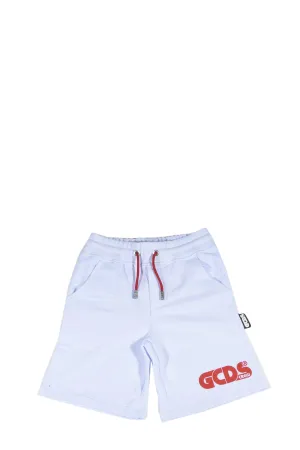 GCDS Kids Logo Print Track Shorts