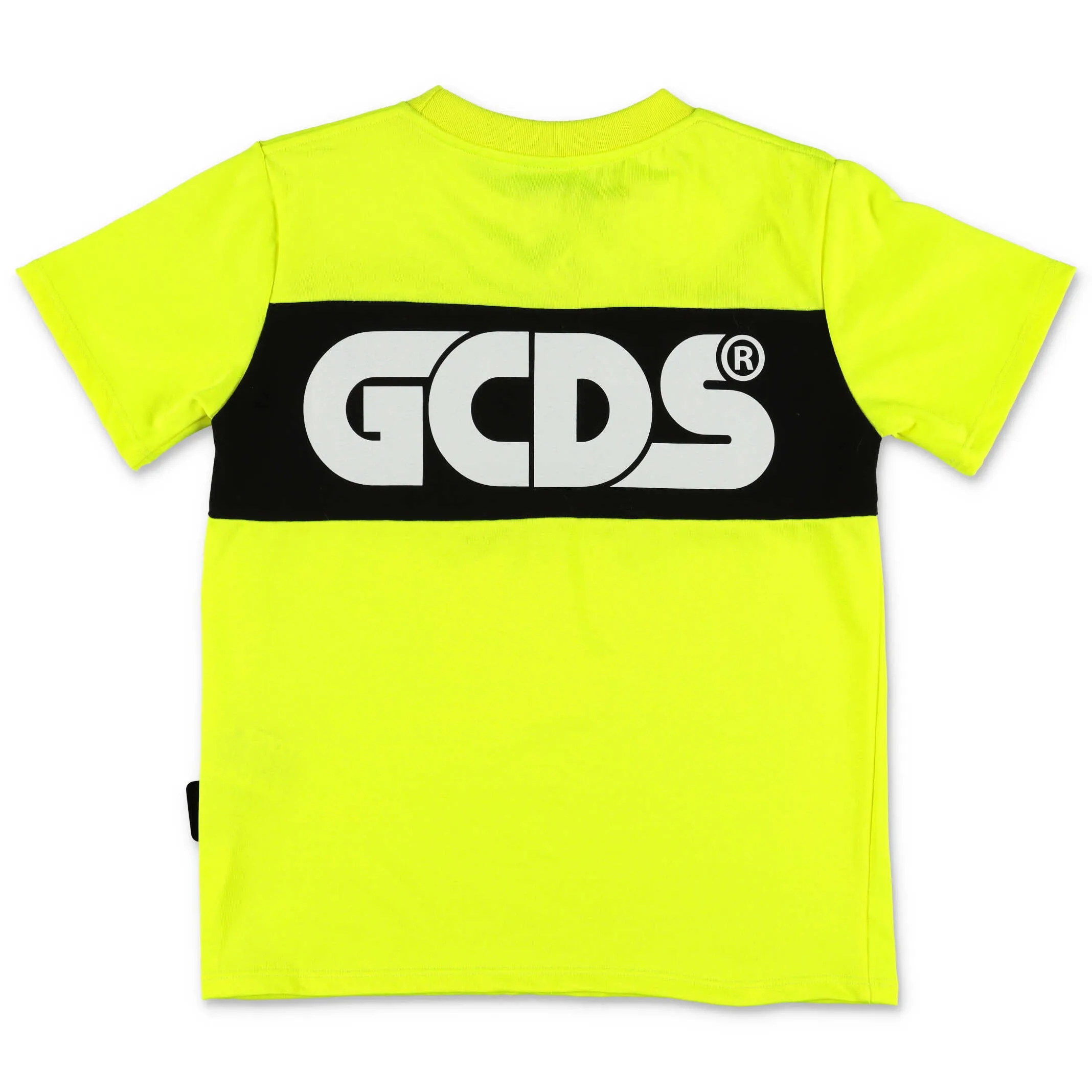 GCDS Kids Logo Printed Panel T-Shirt
