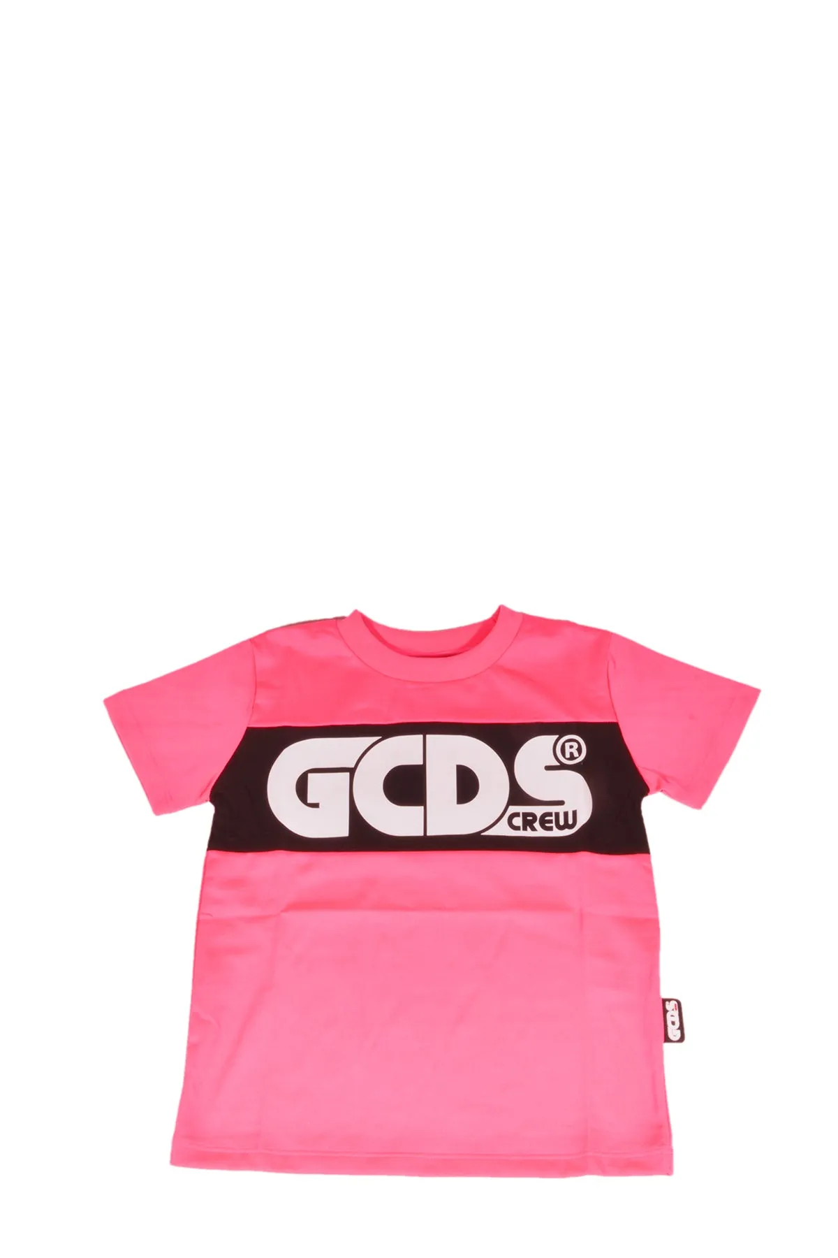 GCDS Kids Logo Printed Panel T-Shirt