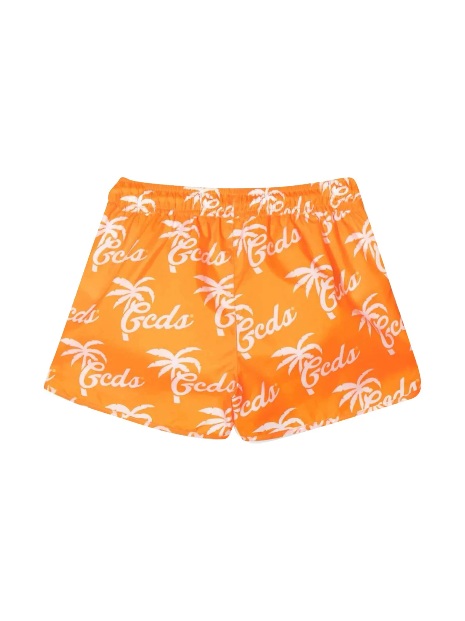 GCDS Kids Logo Printed Swim Shorts