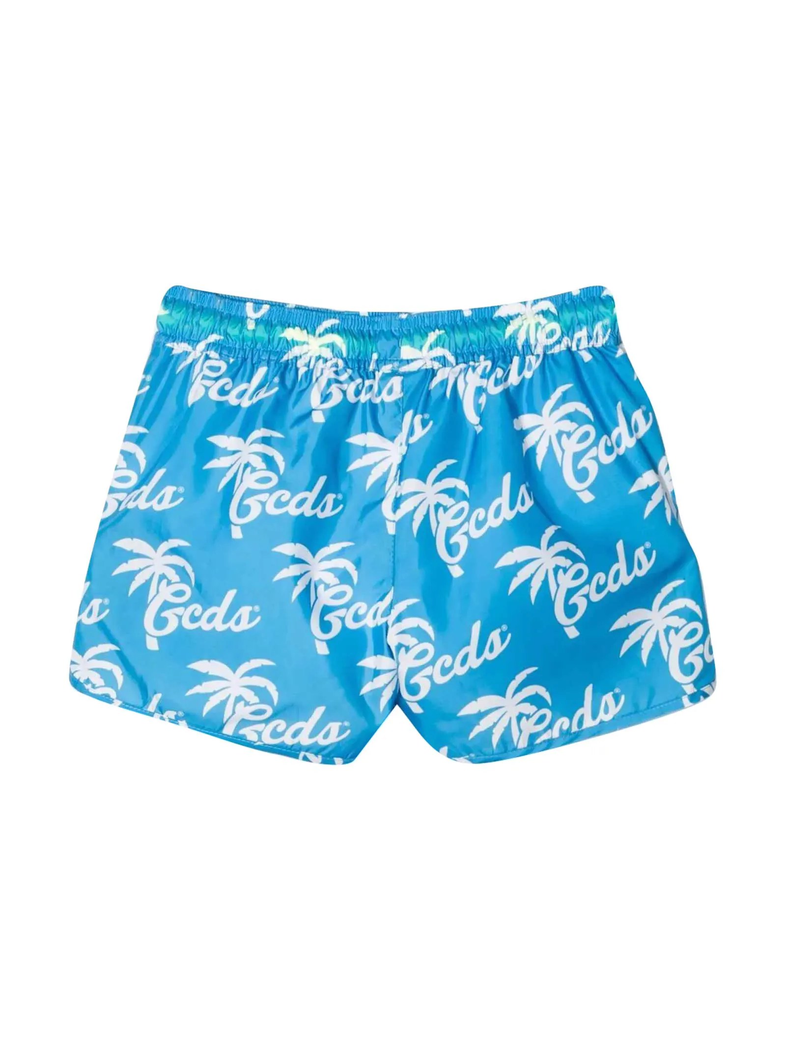 GCDS Kids Logo Printed Swim Shorts
