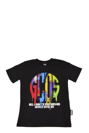 GCDS Kids Logo Printed T-Shirt