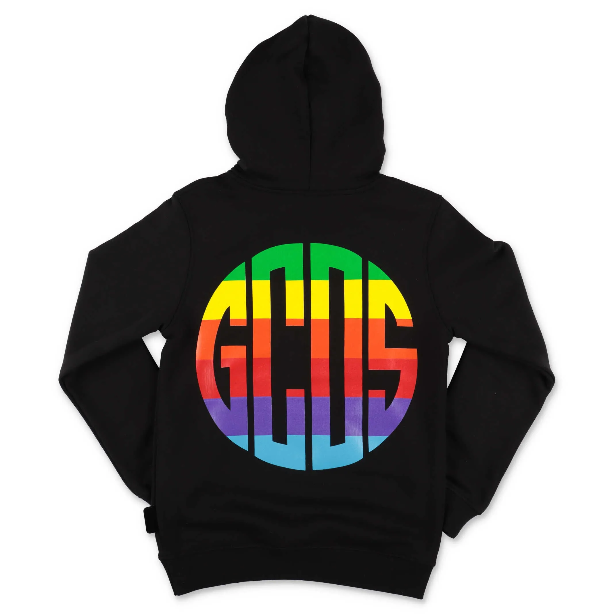 GCDS Kids Rainbow Logo Printed Hoodie