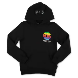 GCDS Kids Rainbow Logo Printed Hoodie