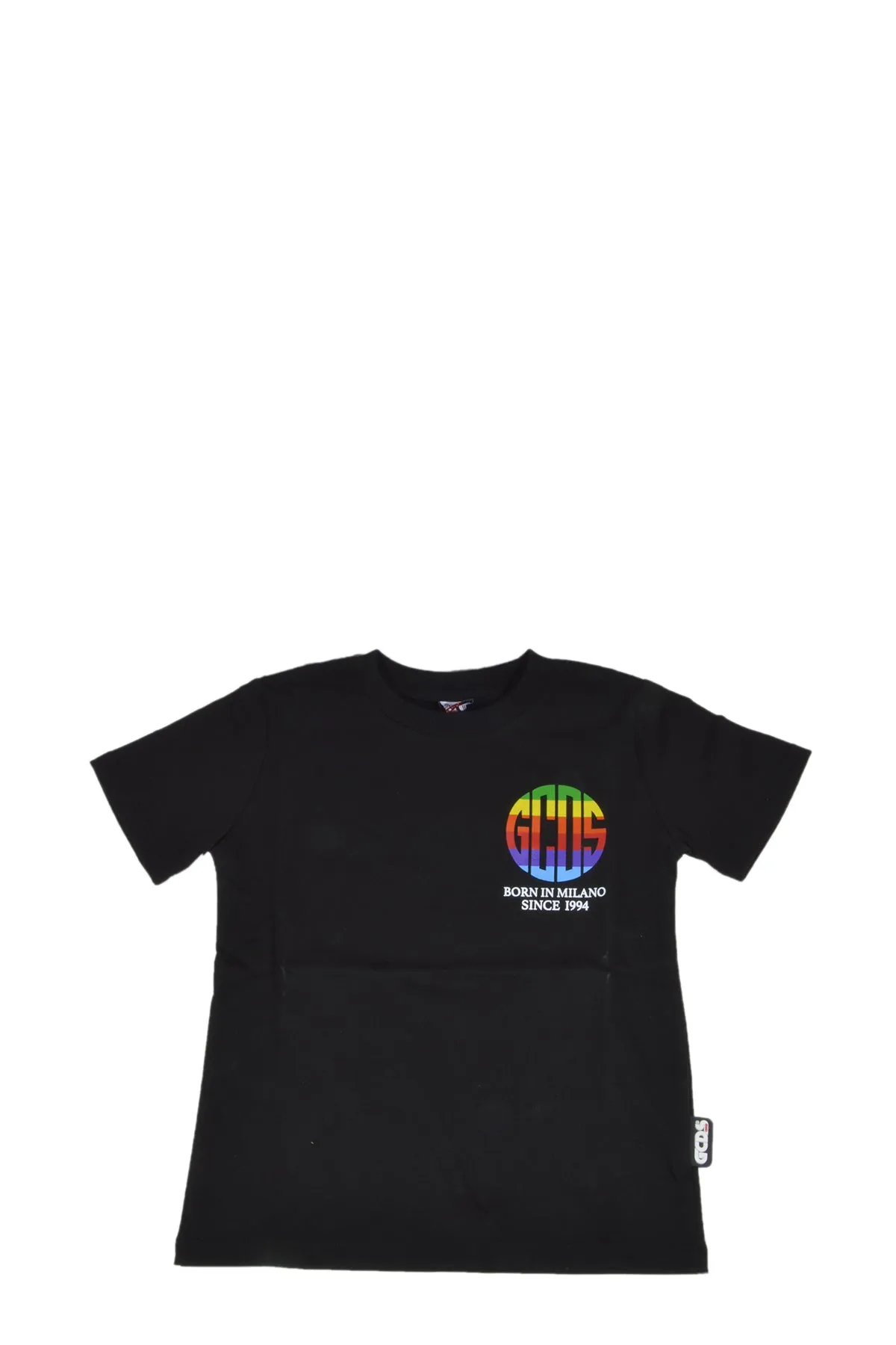 GCDS Kids Rainbow Logo Printed T-Shirt