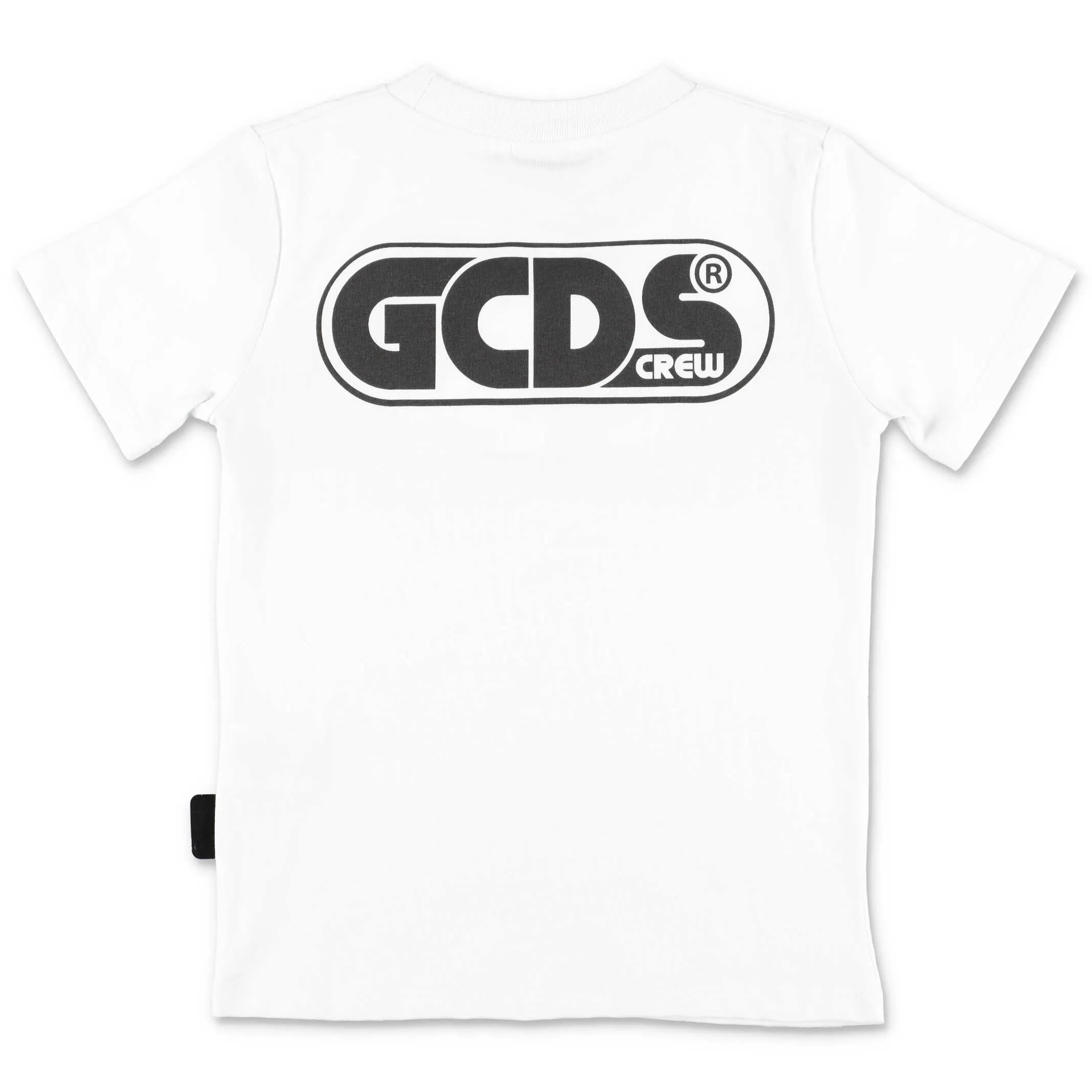 GCDS Kids Rainbow Stripe Logo Printed T-Shirt