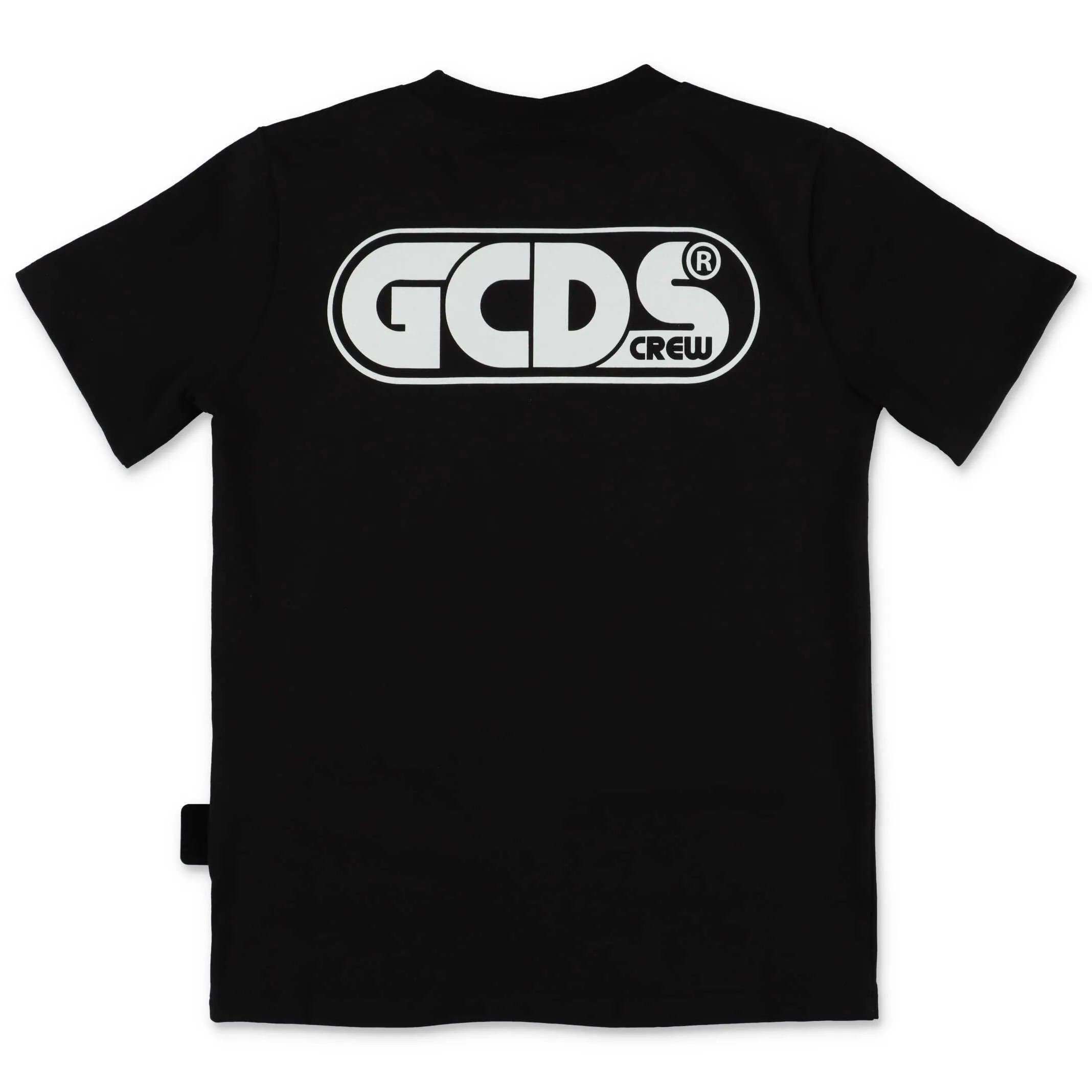 GCDS Kids Rainbow Stripe Logo Printed T-Shirt