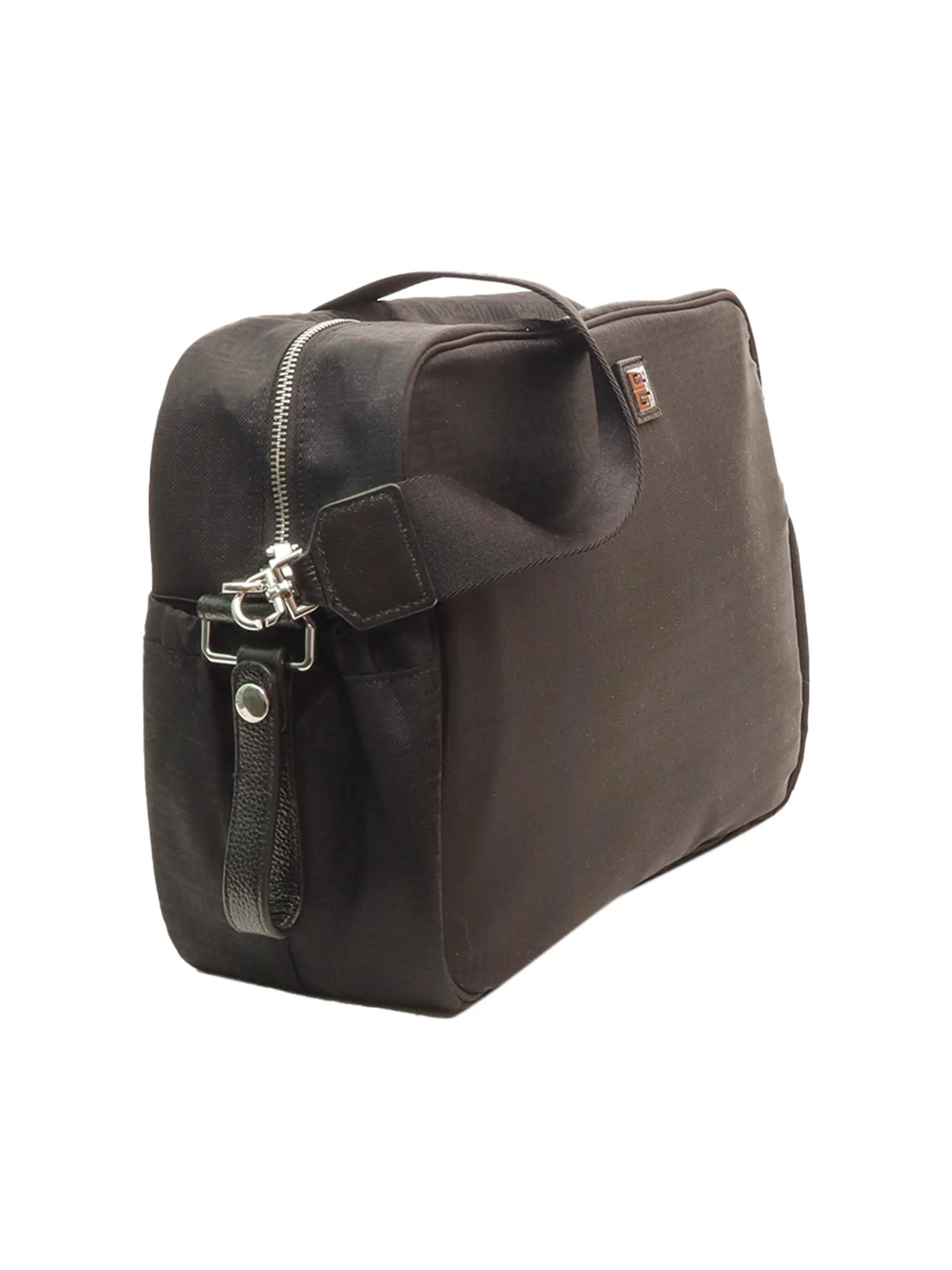 Givenchy Kids 2G Logo Patch Zip-Up Changing Bag