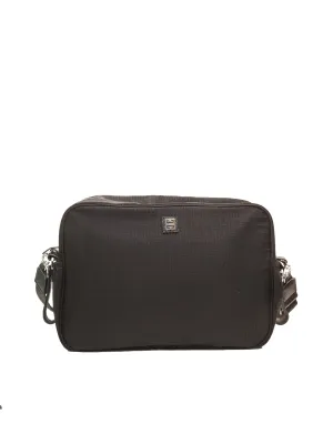 Givenchy Kids 2G Logo Patch Zip-Up Changing Bag