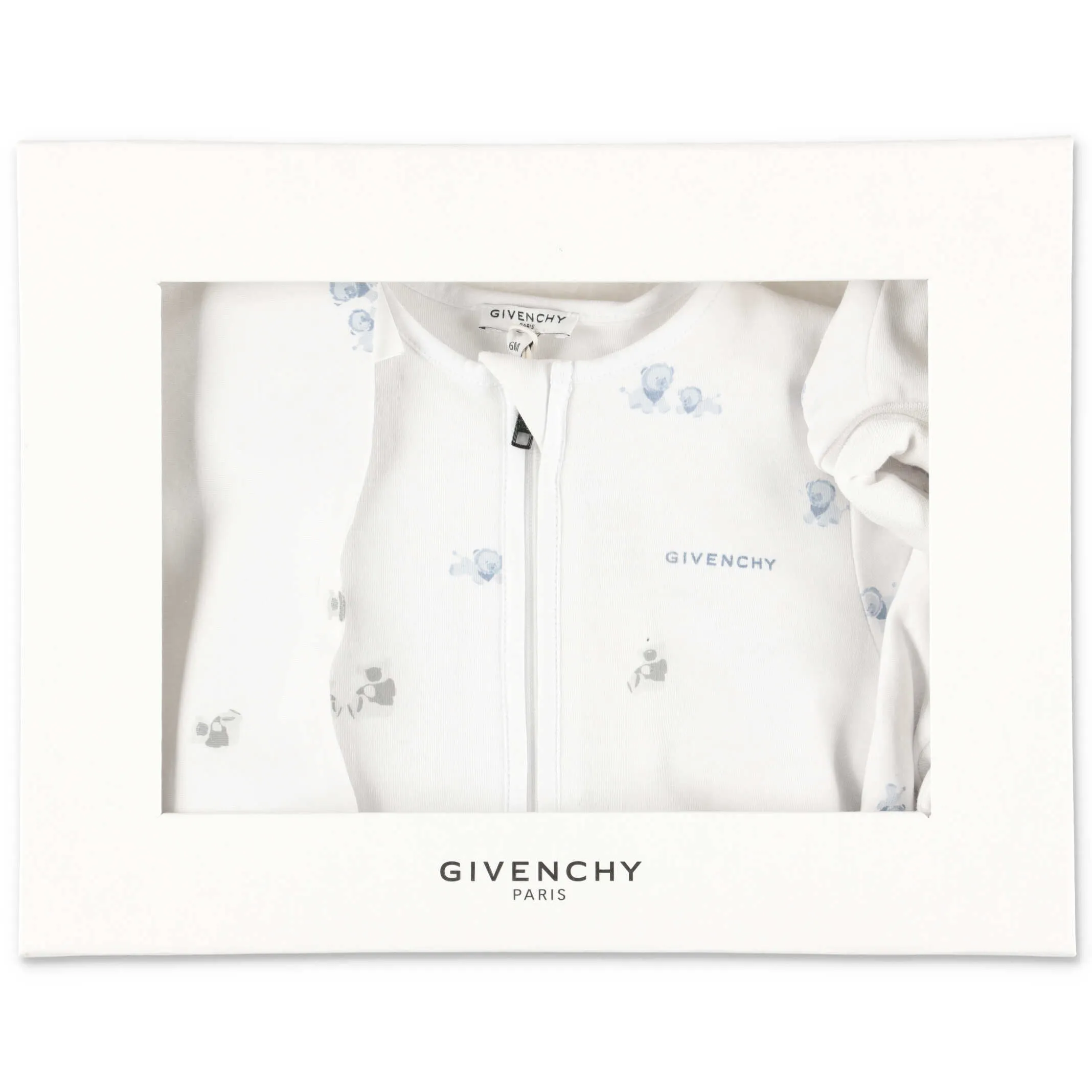 Givenchy Kids Bear Print Babygrow Set
