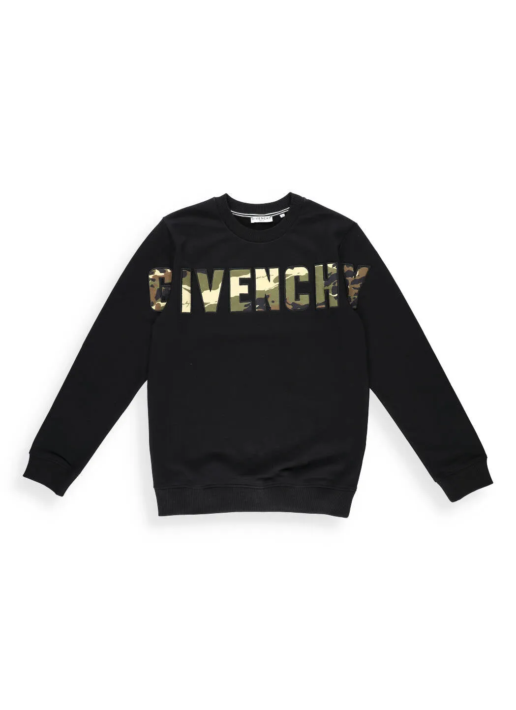 Givenchy Kids Camouflage Logo Print Sweatshirt