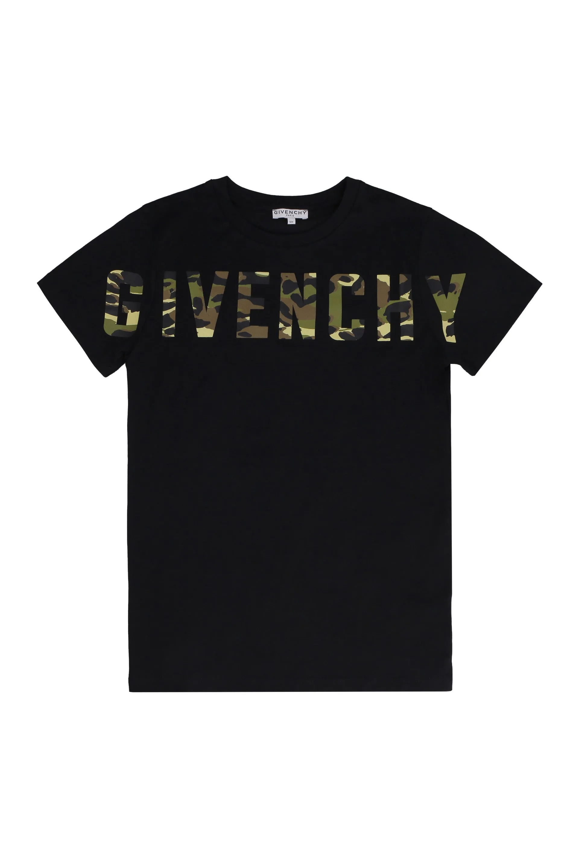 Givenchy Kids Camouflage Logo Print T-Shirt