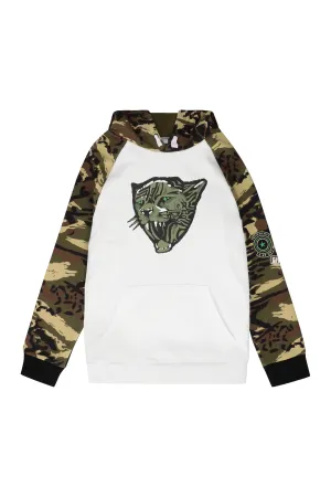 Givenchy Kids Camouflage Print Detail Hoodie