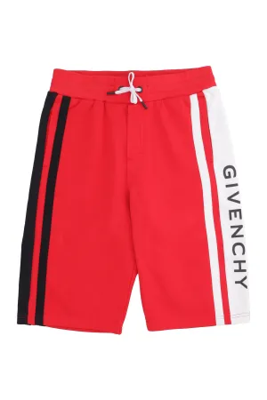 Givenchy Kids Contrast Stripe Shorts