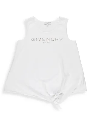 Givenchy Kids Foil Logo Print Tank Top