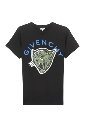 Givenchy Kids Graphic Logo Print T-Shirt