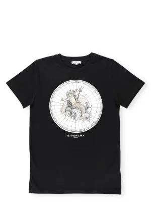 Givenchy Kids Graphic Print Crewneck T-Shirt