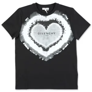 Givenchy Kids Heart Logo Print T-Shirt