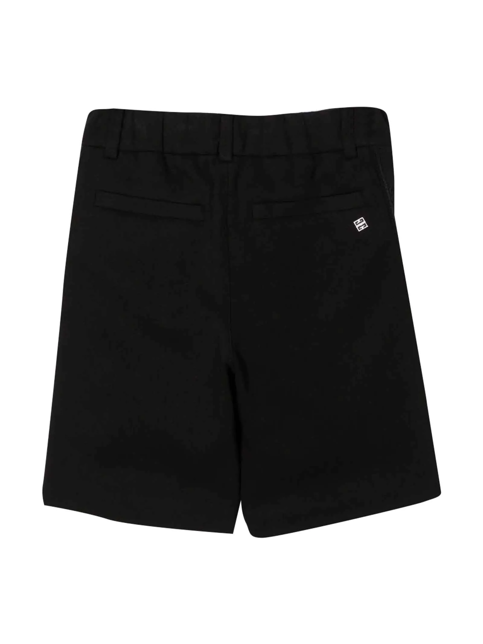 Givenchy Kids High Waist Straight Leg Shorts