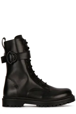 Givenchy Kids Lace-Up Combat Boots