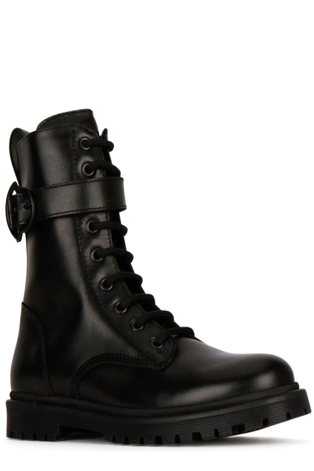 Givenchy Kids Lace-Up Combat Boots