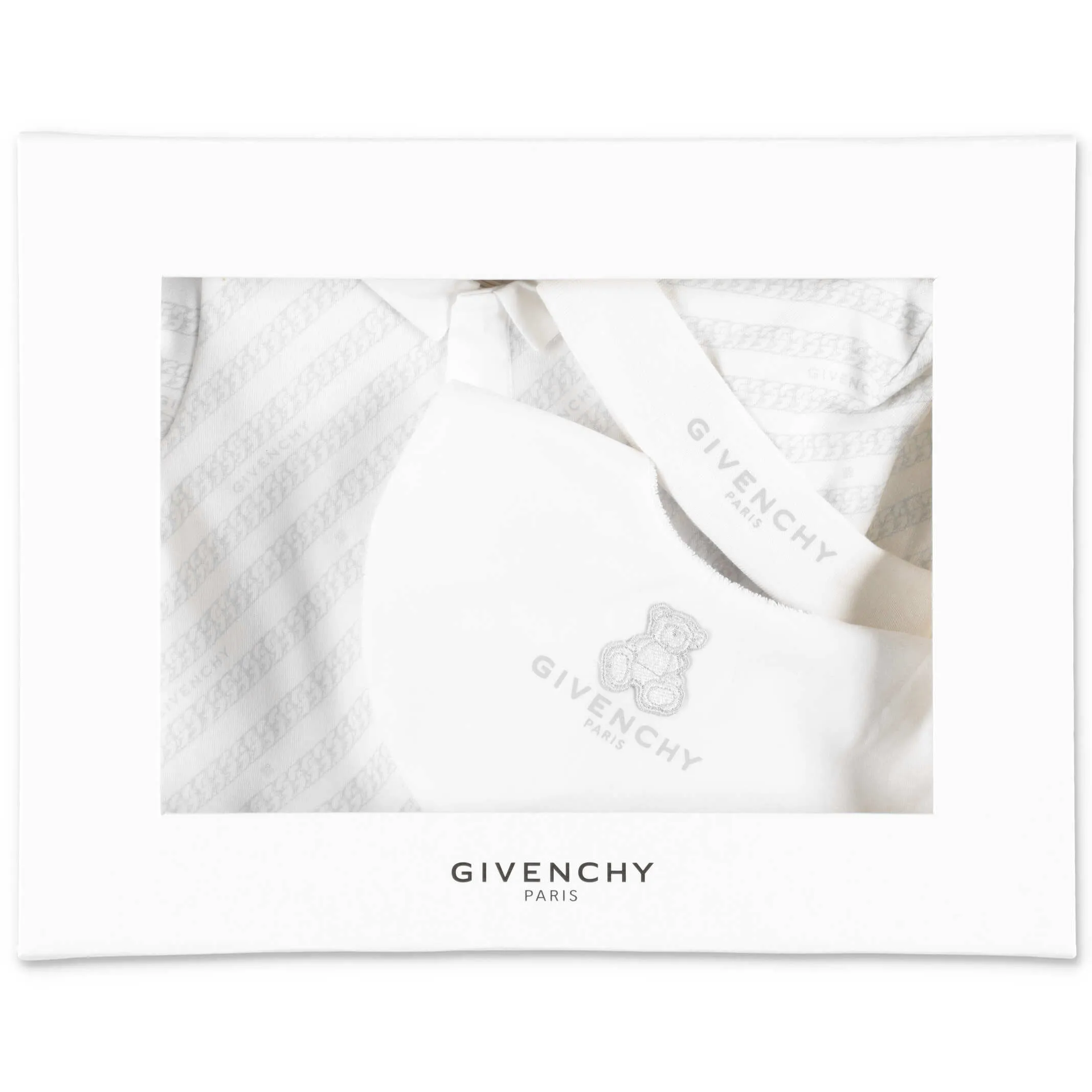 Givenchy Kids Logo Allover Babygrow Set