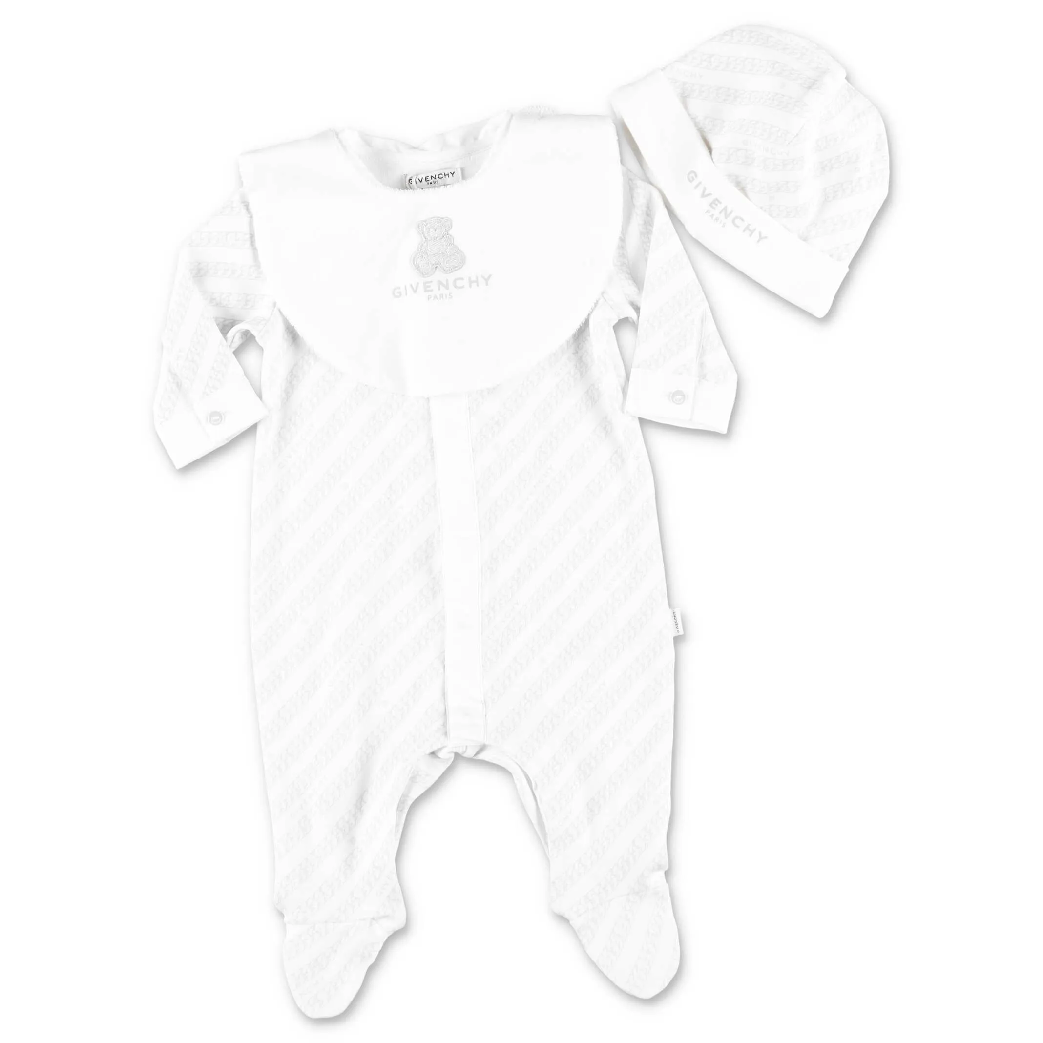 Givenchy Kids Logo Allover Babygrow Set