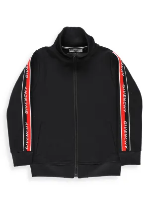 Givenchy Kids Logo Band Zipped Track Jacket