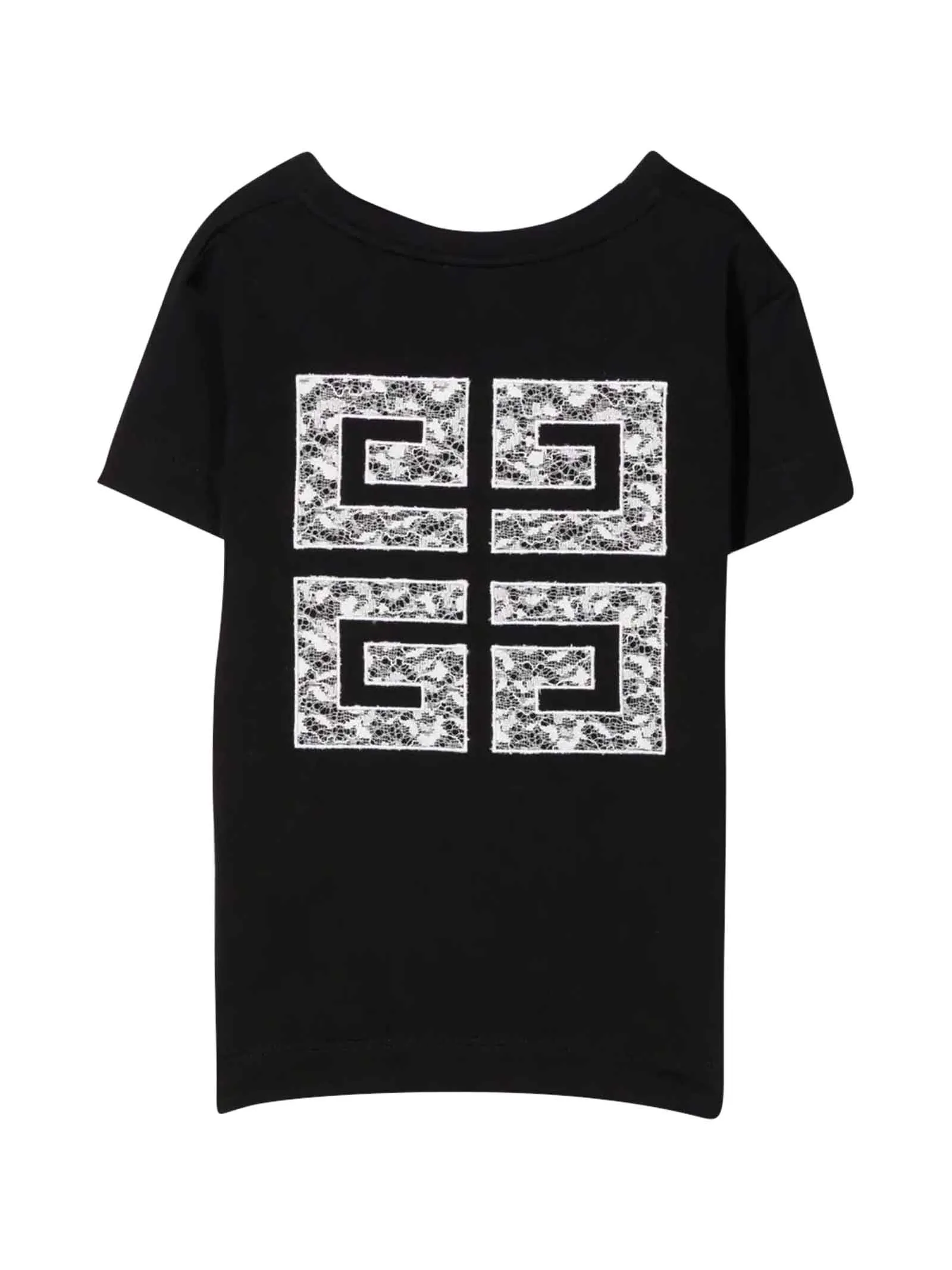 Givenchy Kids Logo Embellished Crewneck T-Shirt