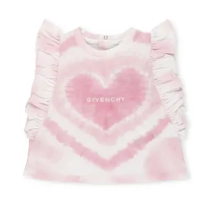 Givenchy Kids Logo Embroidered Tie-Dye Sleeveless Top