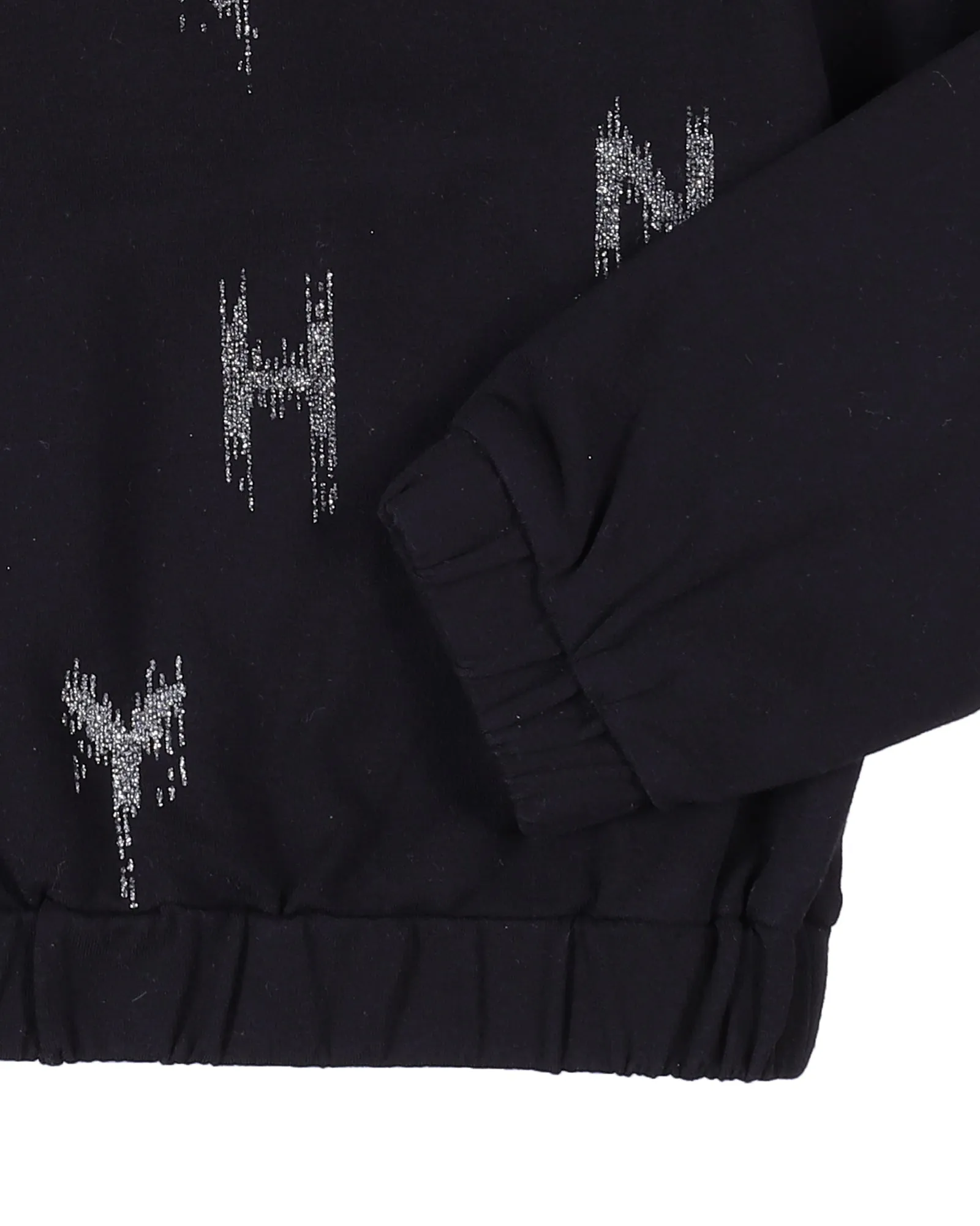 Givenchy Kids Logo Glittered Crewneck Sweatshirt