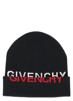 Givenchy Kids Logo Intarsia Beanie