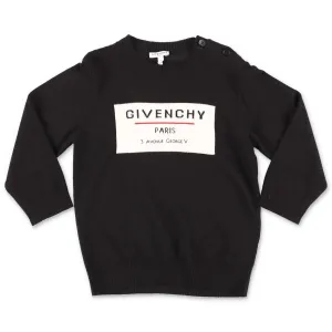 Givenchy Kids Logo Intarsia Knit Jumper