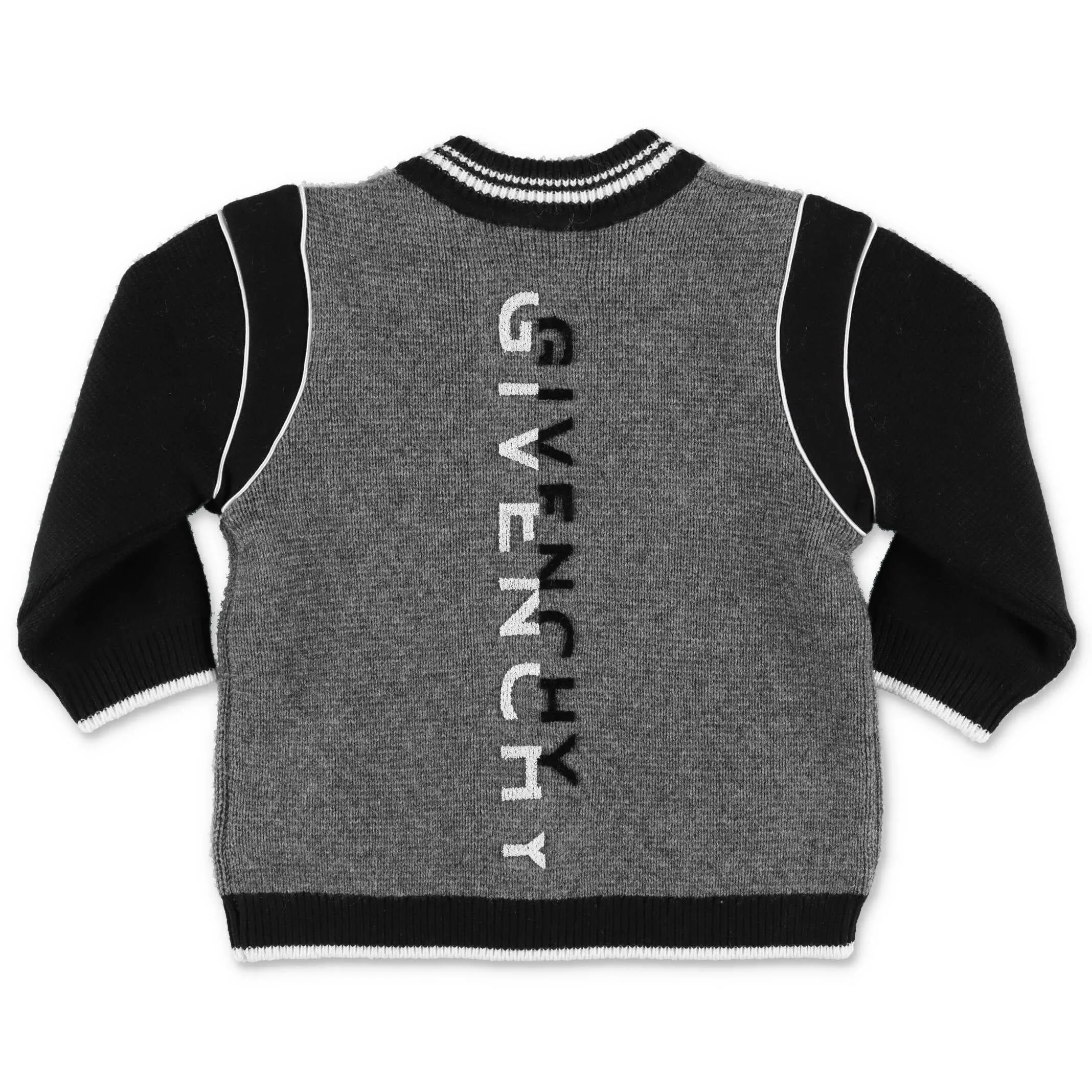 Givenchy Kids Logo Knit Bomber Jacket