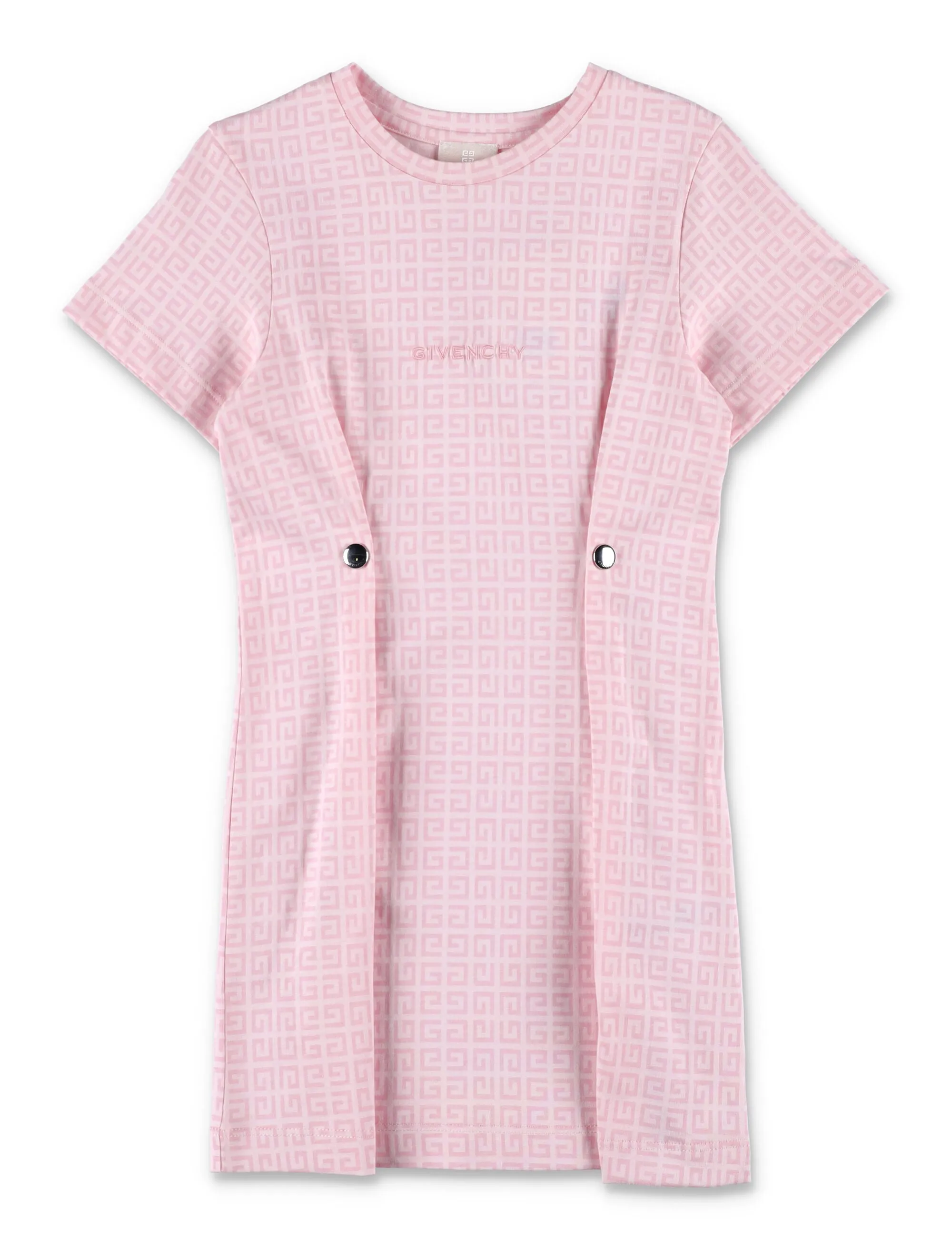 Givenchy Kids Logo Monogram Short Sleeved T-Shirt Dress