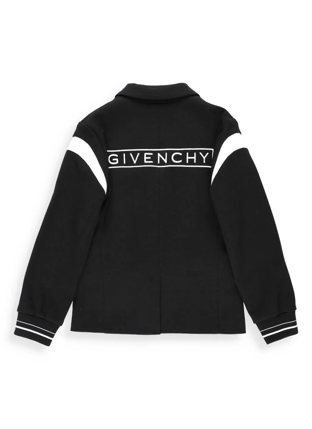 Givenchy Kids Logo Patch Single Breasted Blazer