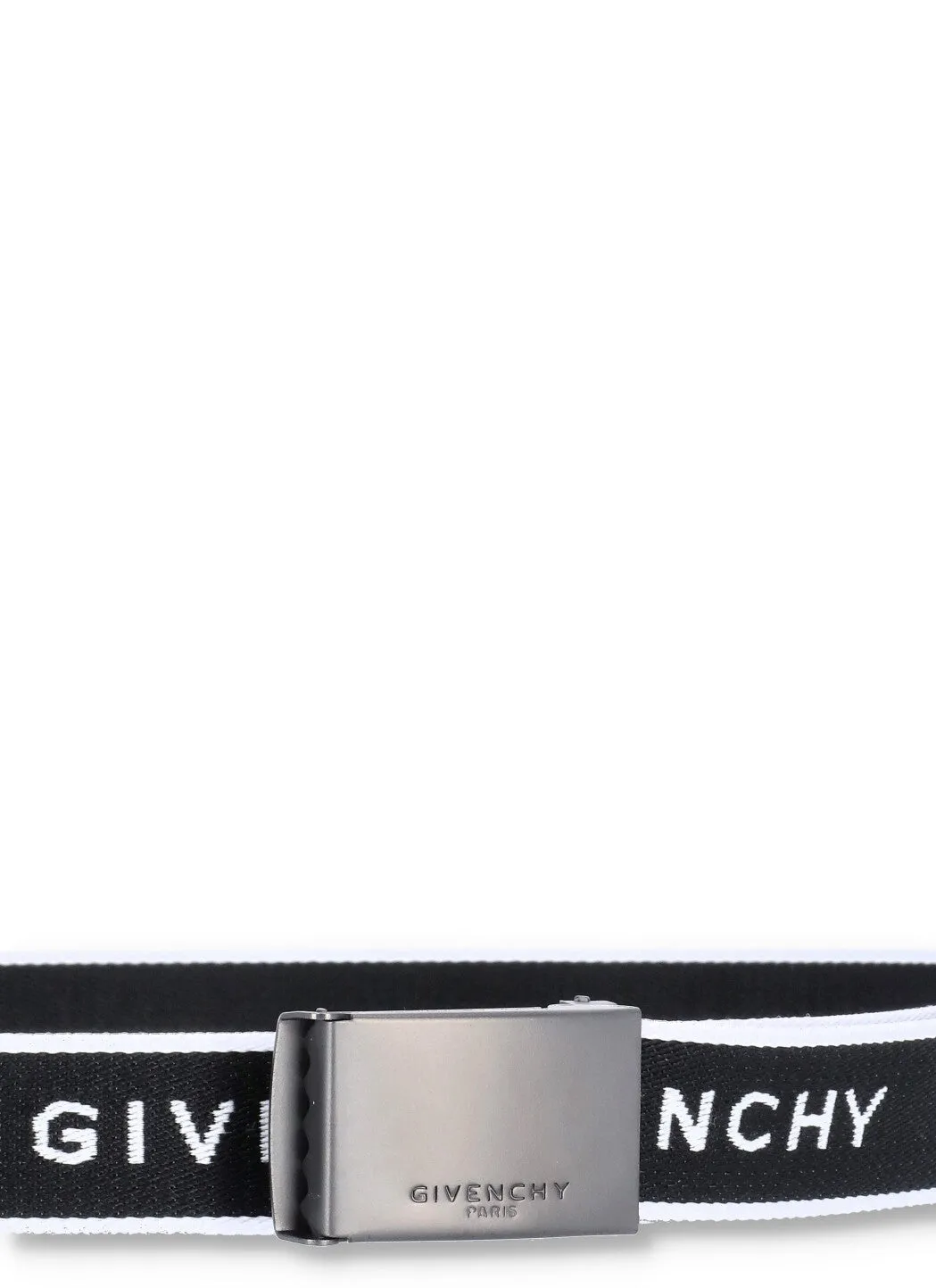 Givenchy Kids Logo Print Buckle Belt