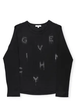 Givenchy Kids Logo Print Crewneck Sweatshirt