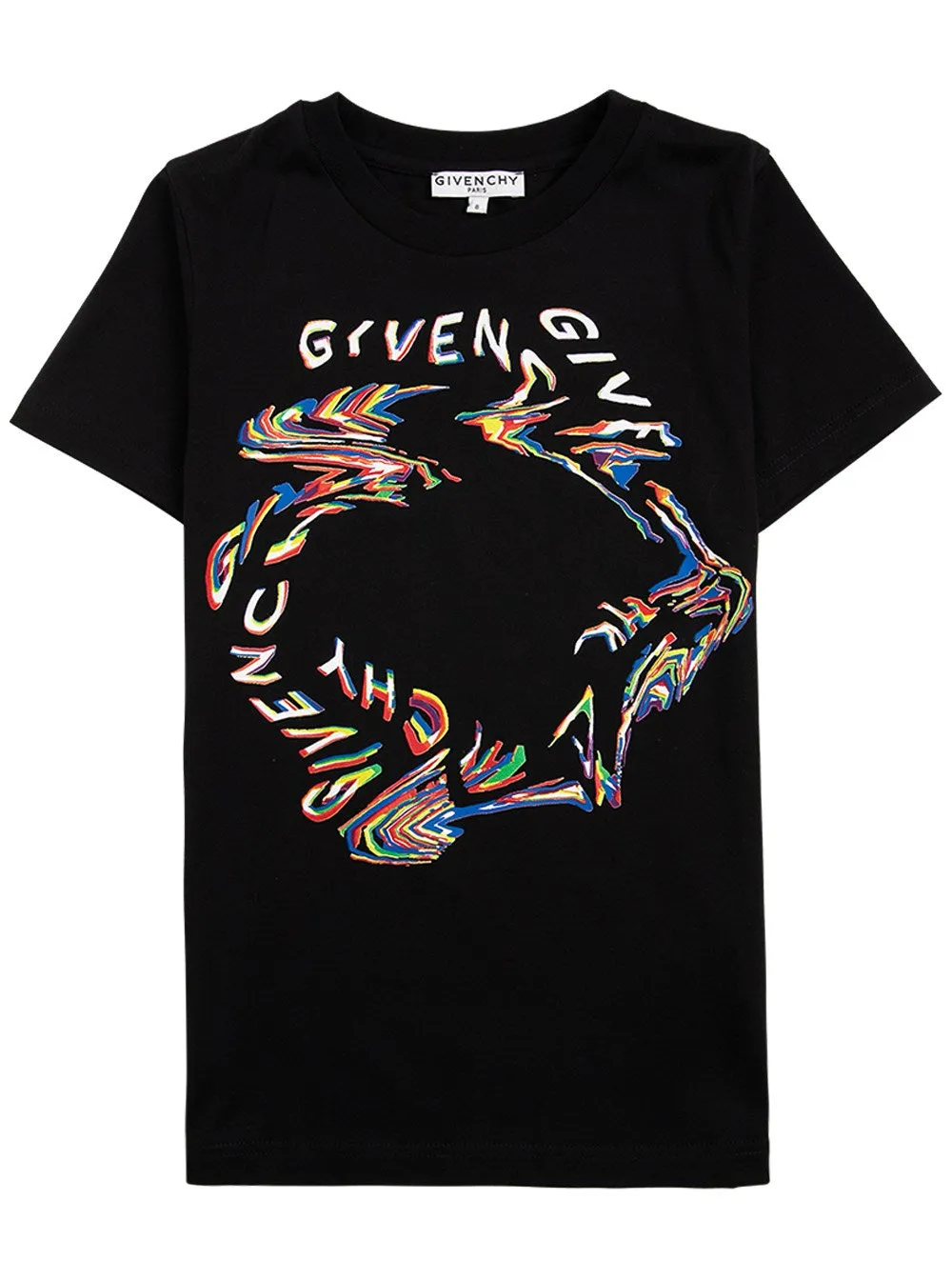 Givenchy Kids Logo Print Crewneck T-Shirt
