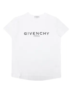 Givenchy Kids Logo Print Crewneck T-Shirt