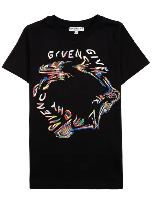 Givenchy Kids Logo Print Crewneck T-Shirt